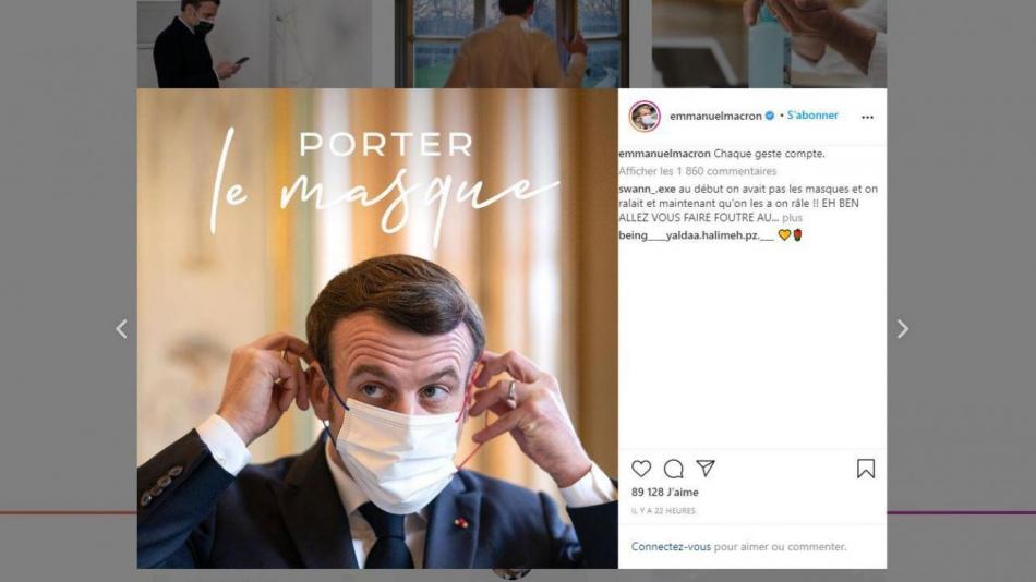 Emmanuel Macron, président instagrameur