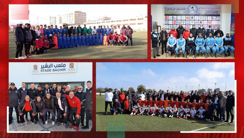 Les membres de la DTN effectuent des visites au sein de plusieurs clubs marocains