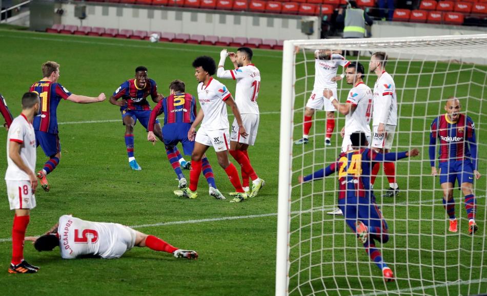كأس إسبانيا: برشلونة إلى النهائي بـ"ريمونتادا" أمام إشبيلية