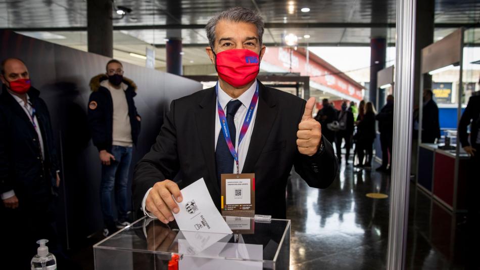 رسميا.. لابورتا رئيسا للبارصا