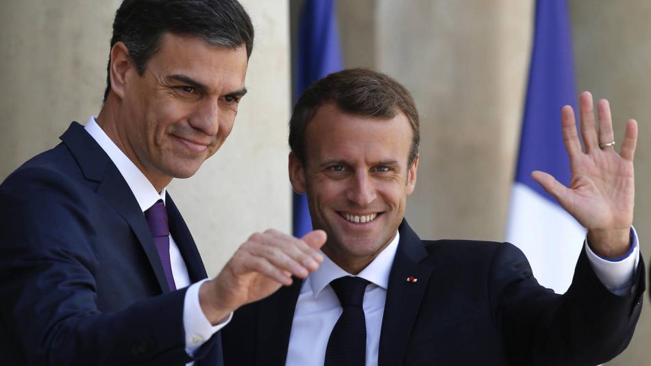 Premier sommet franco-espagnol pour Macron et Sanchez
