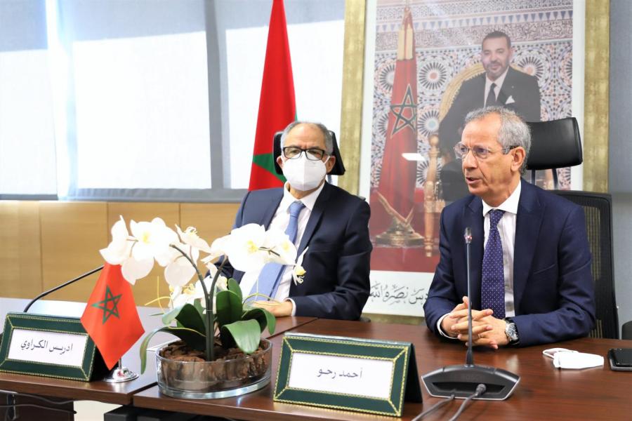 Passation des pouvoirs entre Ahmed Rahhou et Driss Guerraoui