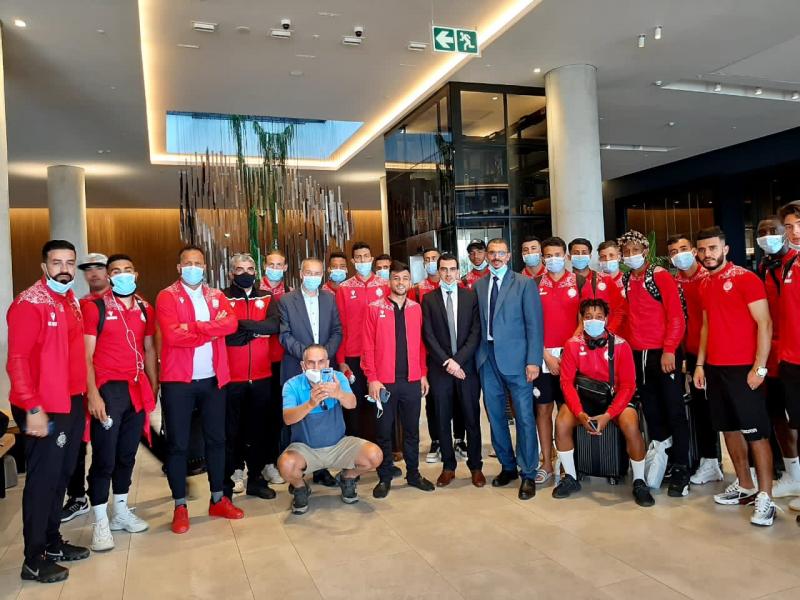 À Johannesburg, les Rouges reçoivent l'ambassadeur marocain