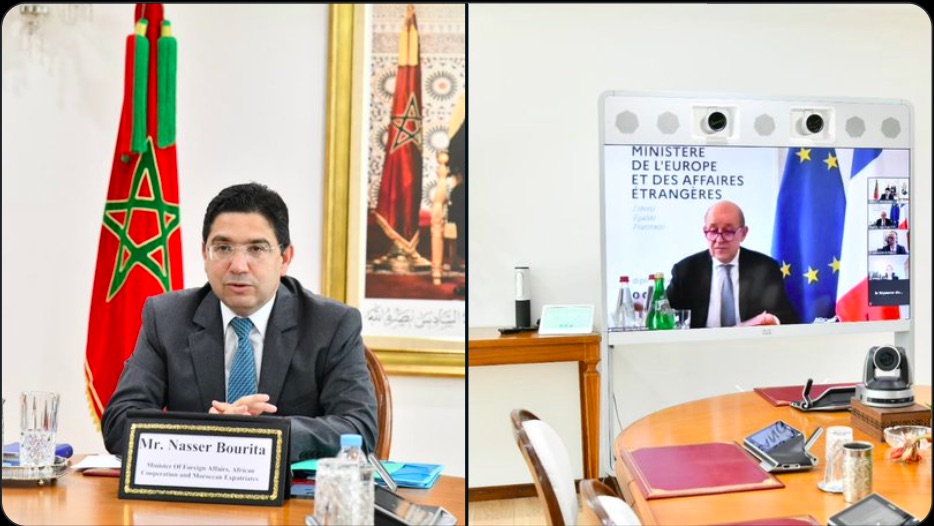 Nasser Bourita s'entretient avec son homologue français