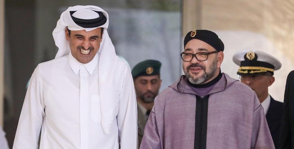 أمير قطر يهنئ صاحب الجلالة بمناسبة رمضان
