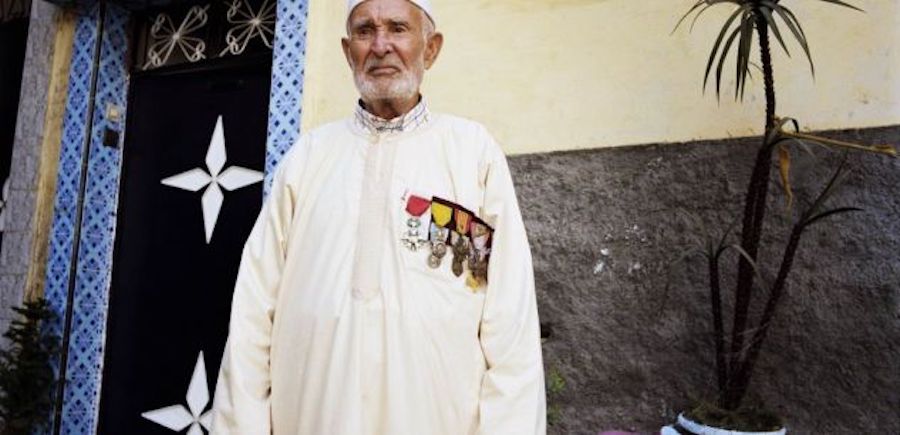 La France met à l'honneur un goumier marocain de 103 ans