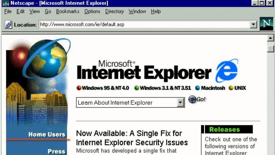 مايكروسوفت" ودعت رسميا "إنترنت إكسبلورر" 