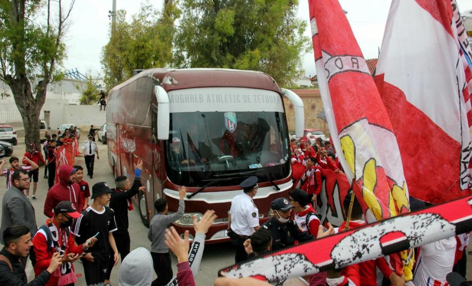 إلترات المغرب التطواني تحفز فريقها قبل ديربي الشمال
