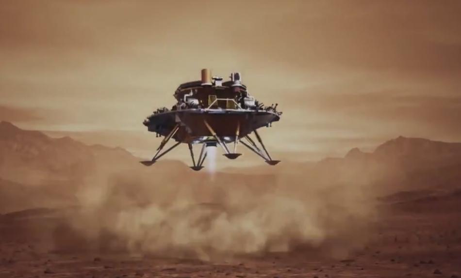 L'astromobile chinois sur Mars commence à explorer la planète rouge