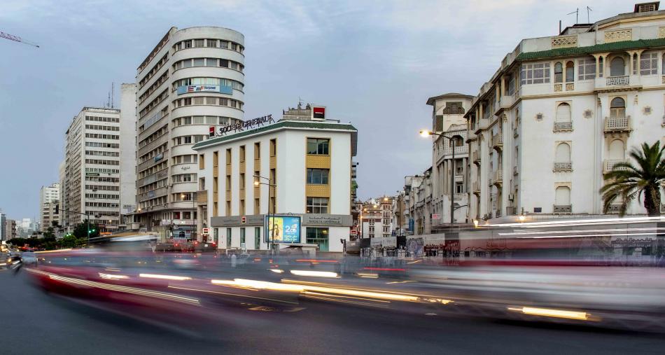 Casablanca repeinte en blanc
