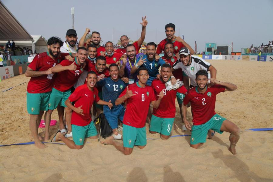 الحداوي لـSNRTnews: شرفنا المغرب في "كان" الكرة الشاطئية