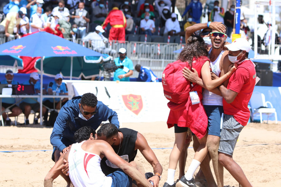 الكرة الشاطئية .. تأهل المنتخب المغربي لأولمبياد طوكيو 