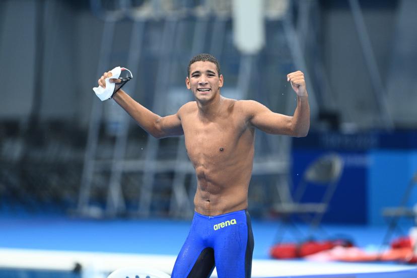 JO Tokyo 2020: le nageur tunisien Hafnaoui en or sur 400 m nage libre