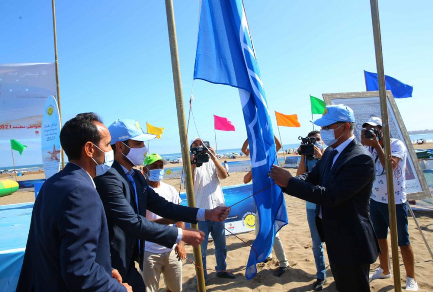 Bouznika: le "Pavillon Bleu" hissé pour la 15e année consécutive