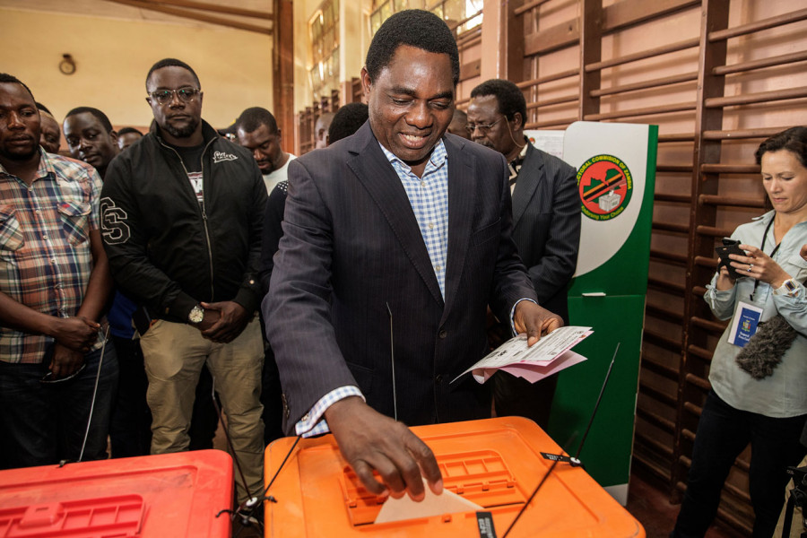 Zambie: Hakainde Hichilema, nouveau président