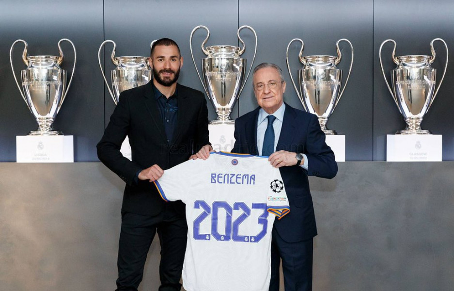 Real Madrid: Benzema prolonge jusqu'en 2023, avec une énorme clause