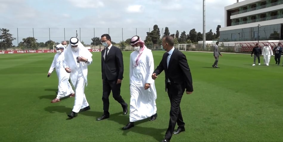 رئيس الاتحاد العربي يزور مركب محمد السادس