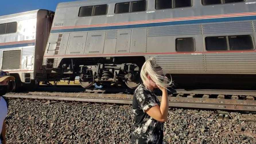 الولايات المتحدة: جرحى جراء خروج قطار عن سكته 