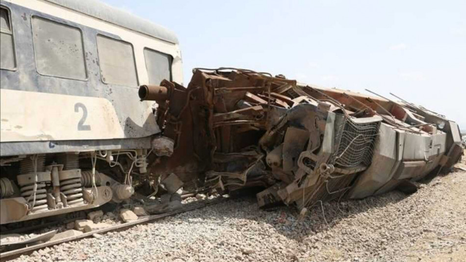 عشرات المصابين خلال اصطدام قطارين في تونس