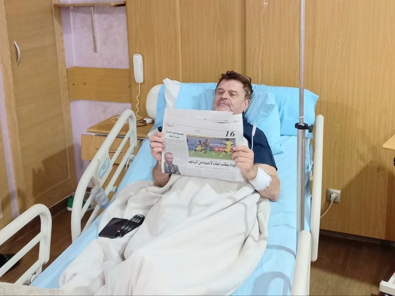 Le coach de la Guinée, Didier Six, toujours hospitalisé à Agadir 