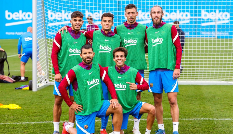 لاعب مغربي في تداريب البارصا  