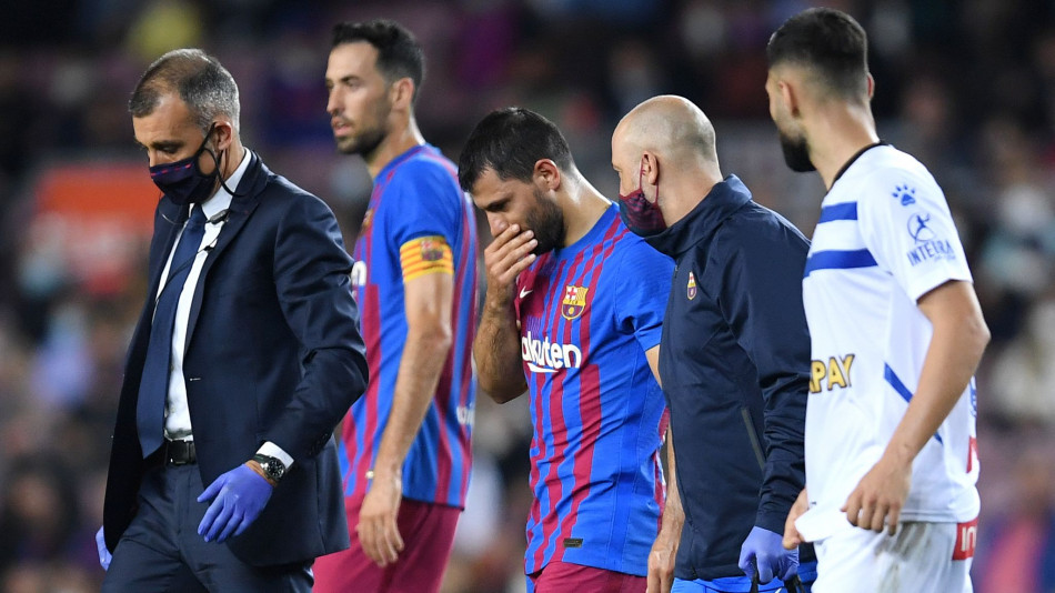 Liga: Sergio Agüero passe un examen cardiologique 