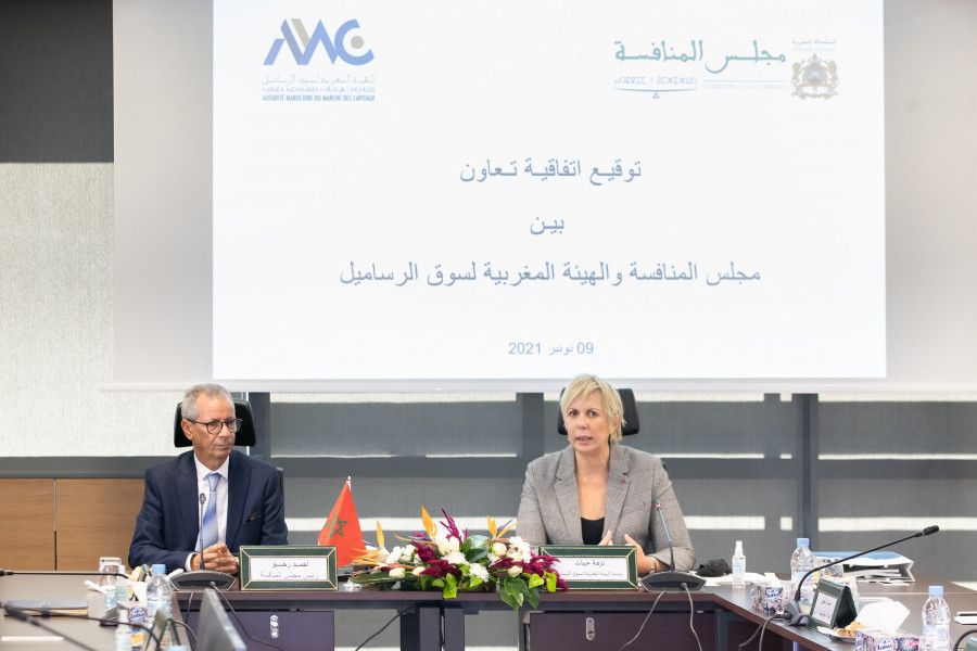 L'essentiel de la convention signée entre le Conseil de la concurrence et l'AMMC
