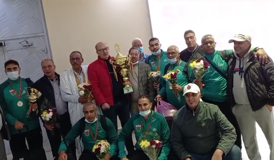 منتخب الكرة الحديدة يعود متوجا بكأس إفريقيا 