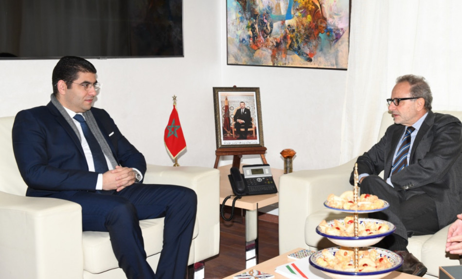 Coopération culturelle: Bensaid rencontre l'ambassadeur d'Italie 