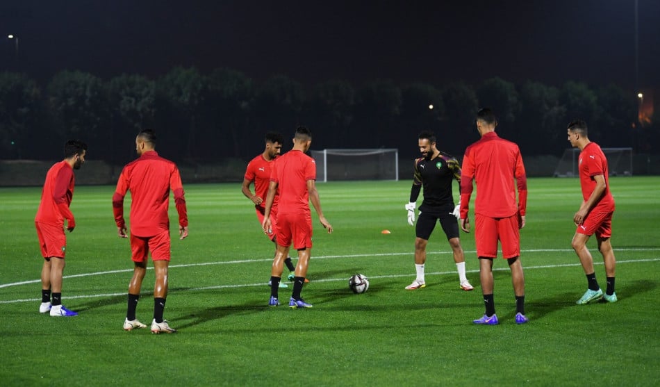 كأس العرب .. الأسود يستعدون لمواجهة فلسطين