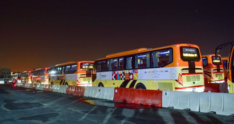 كأس العرب .. حافلات خاصة لتنقل الجمهور 