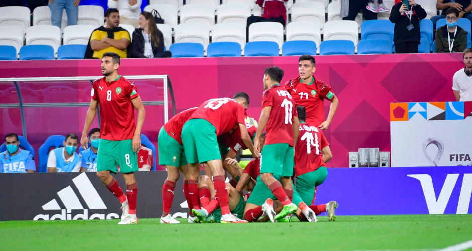 كأس العرب .. فوز المغرب على فلسطين   