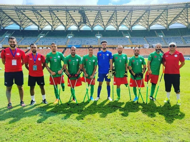 Mondial de football pour amputés : le Maroc s'incline face au Brésil