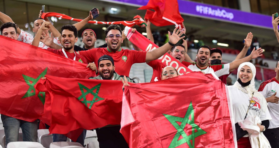 مباشرة من الدوحة .. الجمهور المغربي والنشيد الوطني 
