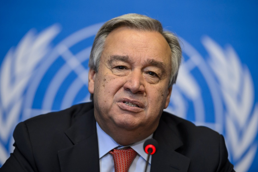 Covid-19: le chef de l'ONU regrette l'"absence" de la "solidarité mondiale"