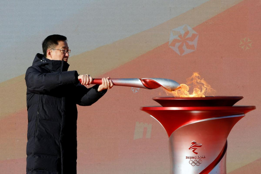 JO 2022: le relais de la flamme olympique démarre à Pékin