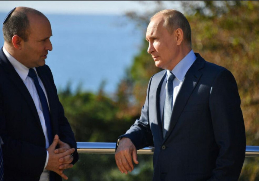 Invasion de l'Ukraine: le Premier ministre israélien a vu Poutine à Moscou