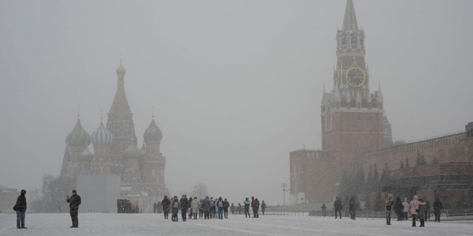 La capitale russe en proie à des chutes de neige record, en plein printemps