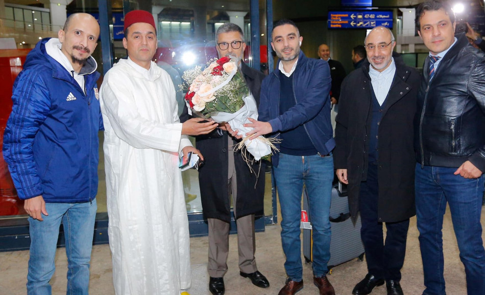 LDC: le Wydad accueilli à Alger avec des fleurs