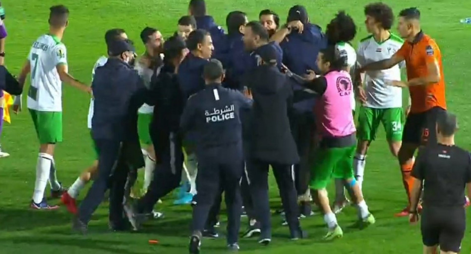 RS Berkane-Al Masry: les joueurs égyptiens se sont déchainés violemment contre l'arbitre