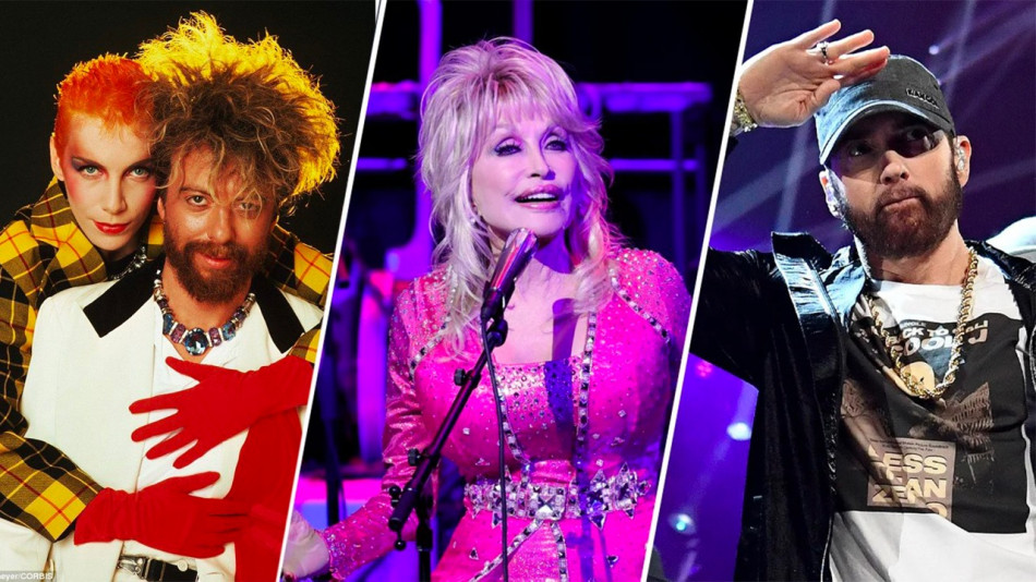Dolly Parton, Eminem et Eurythmics entrent au panthéon du rock
