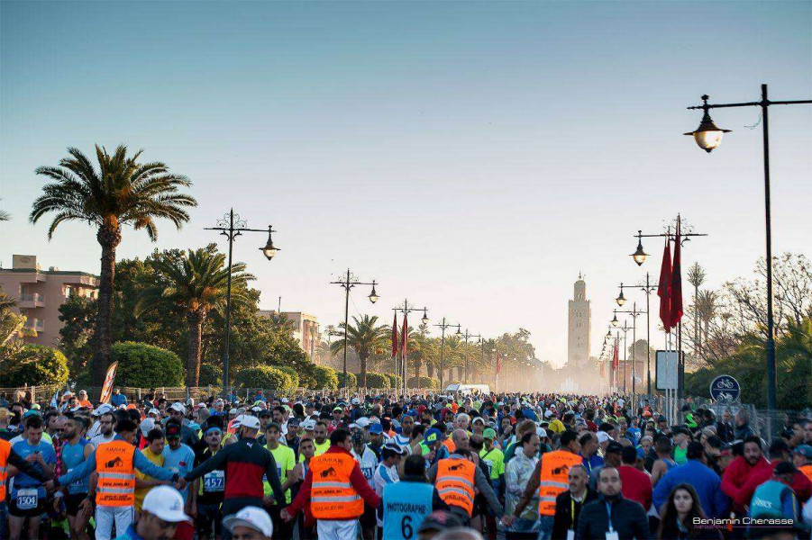 Près de 1.500 athlètes étrangers attendus au 32e marathon international de Marrakech