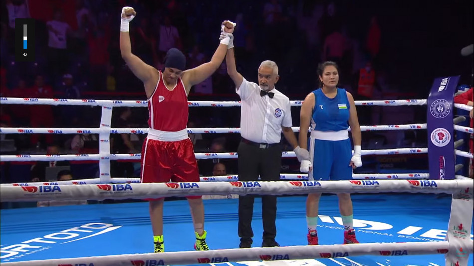 Boxe: Khadija El Mardi qualifiée à la finale du championnat du monde