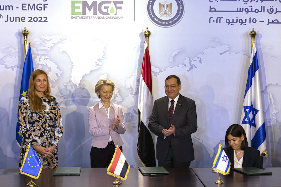 اتفاق بين مصر وإسرائيل والاتحاد الأوروبي لتصدير الغاز