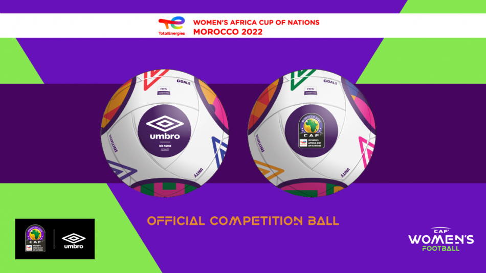 La CAF dévoile le ballon officiel de la CAN Féminine 2022