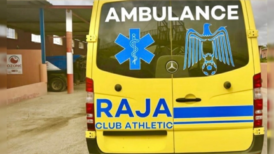 Badraoui offre une nouvelle ambulance au Raja