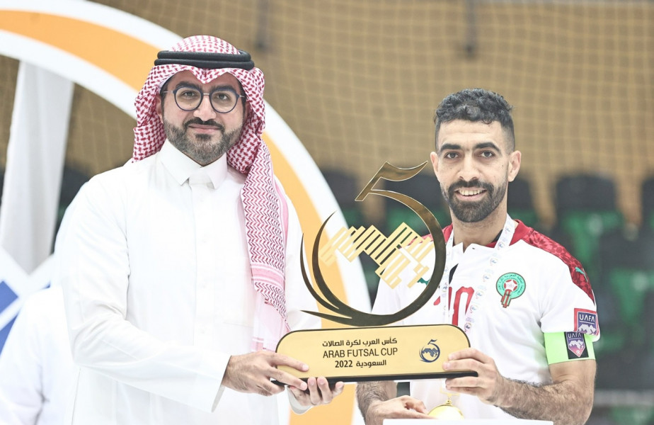 Coupe arabe de Futsal: Soufiane El Mesrar meilleur joueur de la compétition