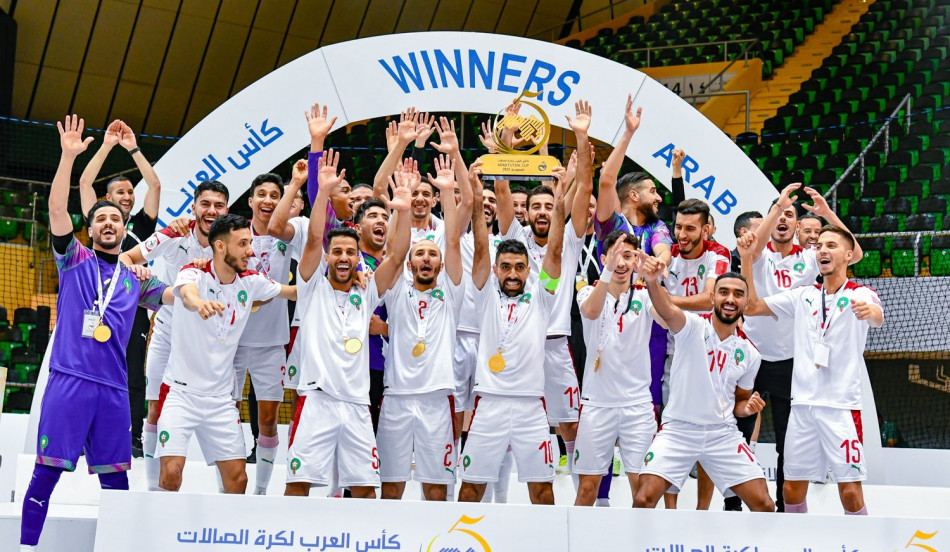 Salé: réception en l'honneur de la sélection nationale de futsal, championne arabe 2022