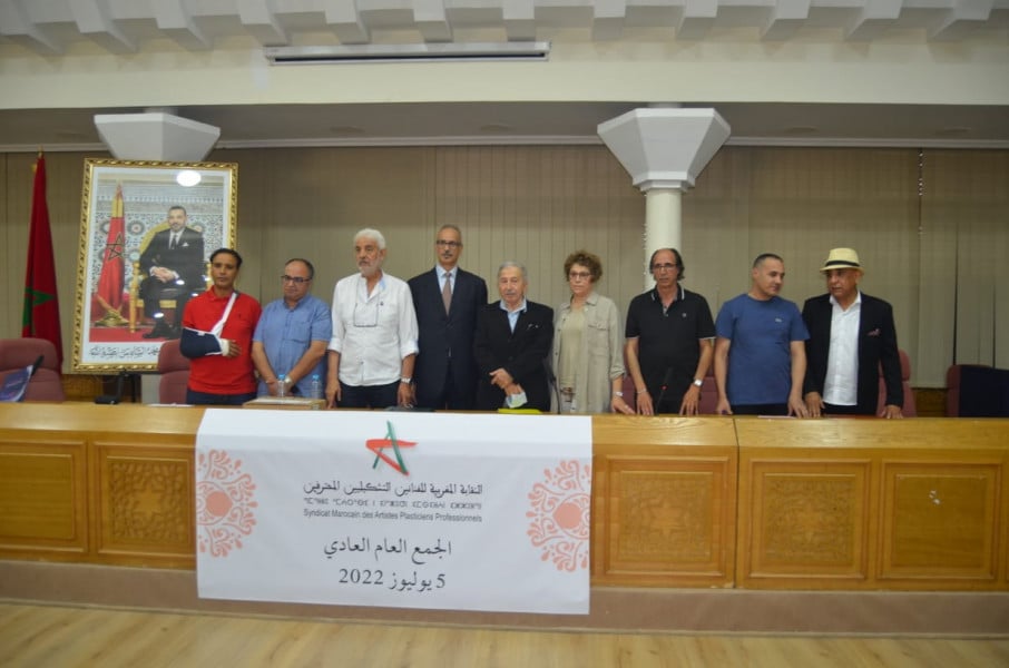 Mansouri Idrissi Sidi Mohamed président du Syndicat marocain des artistes plasticiens professionnels