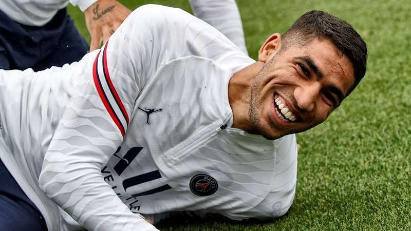 PSG: Achraf Hakimi reprend les entraînements 